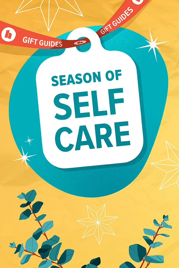 HL Gift Guides Season of Self Care Landing Page Key Art 600x900 Pinterest